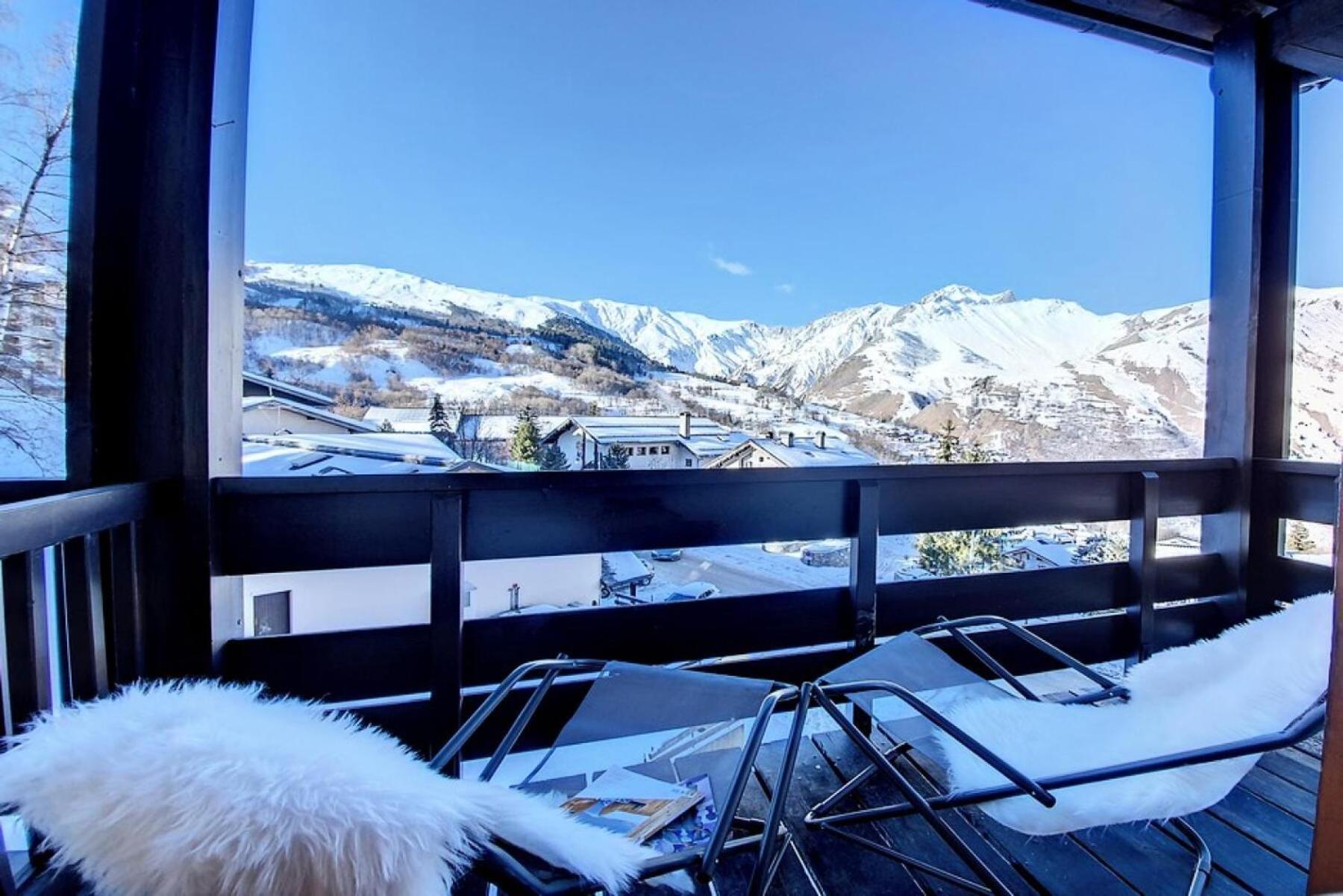 Residence Hors Piste - Appartement Renove En Duplex - Au Pied Des Pistes - Balcon Mae-0494 圣马丁德贝尔维尔 外观 照片