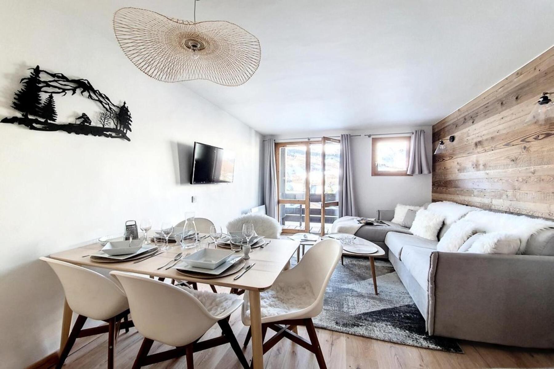 Residence Hors Piste - Appartement Renove En Duplex - Au Pied Des Pistes - Balcon Mae-0494 圣马丁德贝尔维尔 外观 照片